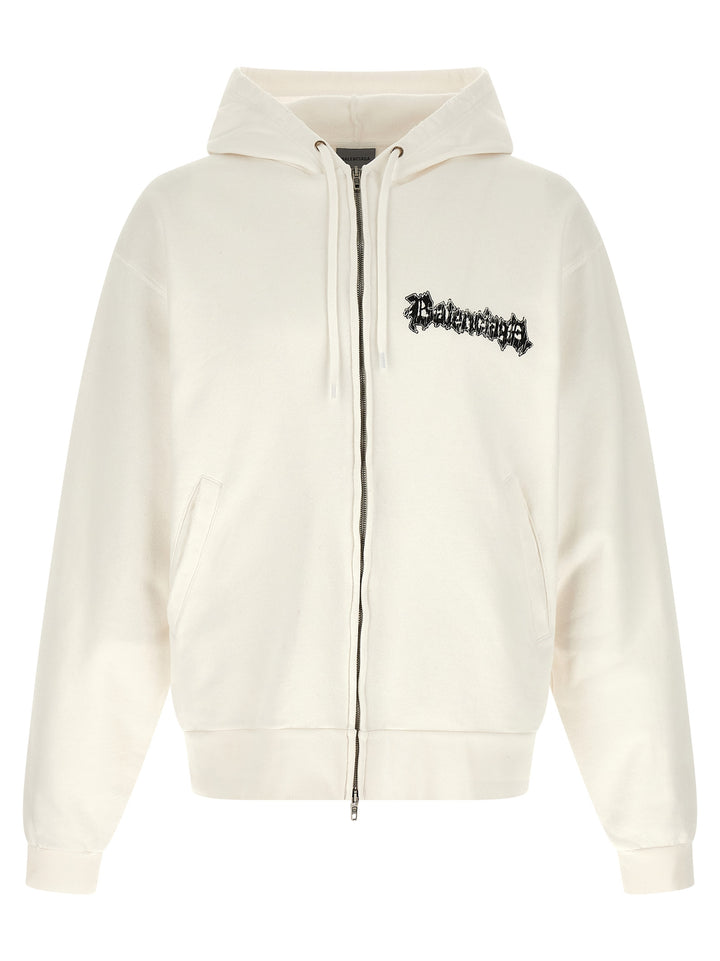 Balenciaga Salon De Couture Felpe - Bianco | 1199751464de3d209ab7bf5b158742df1f973517