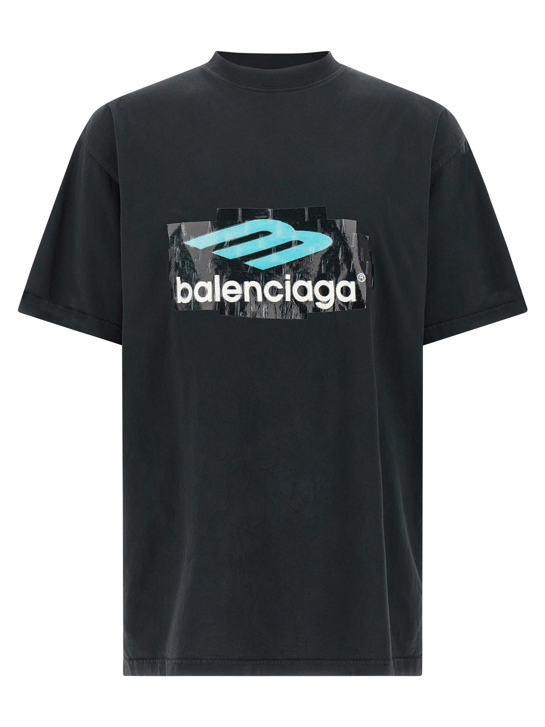 Balenciaga Printed T shirt - Nero | 803b390630f41b5f5f1da4501ba2a39f196d1611