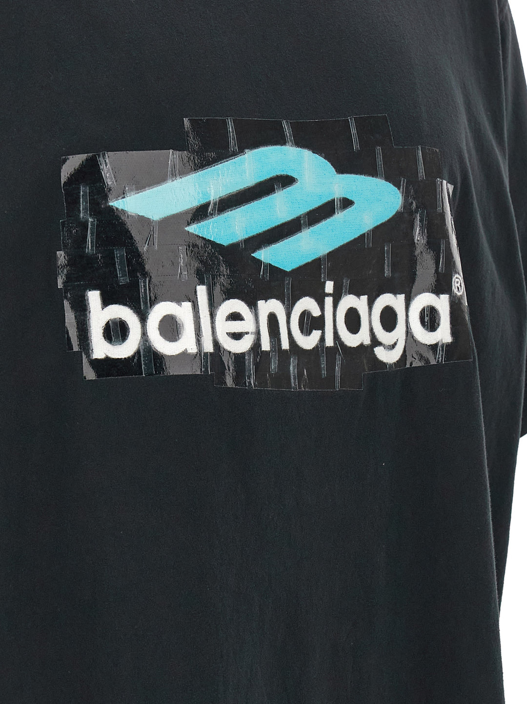 Balenciaga Printed T shirt - Nero | 9fbfb7f0656d147177f32b68363b7f4d713f7df4