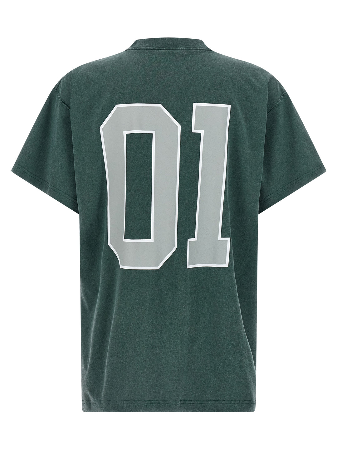 Balenciaga Basketball T shirt - Verde | af2a000c53dab6ef38591960c49ab99f12ed8588