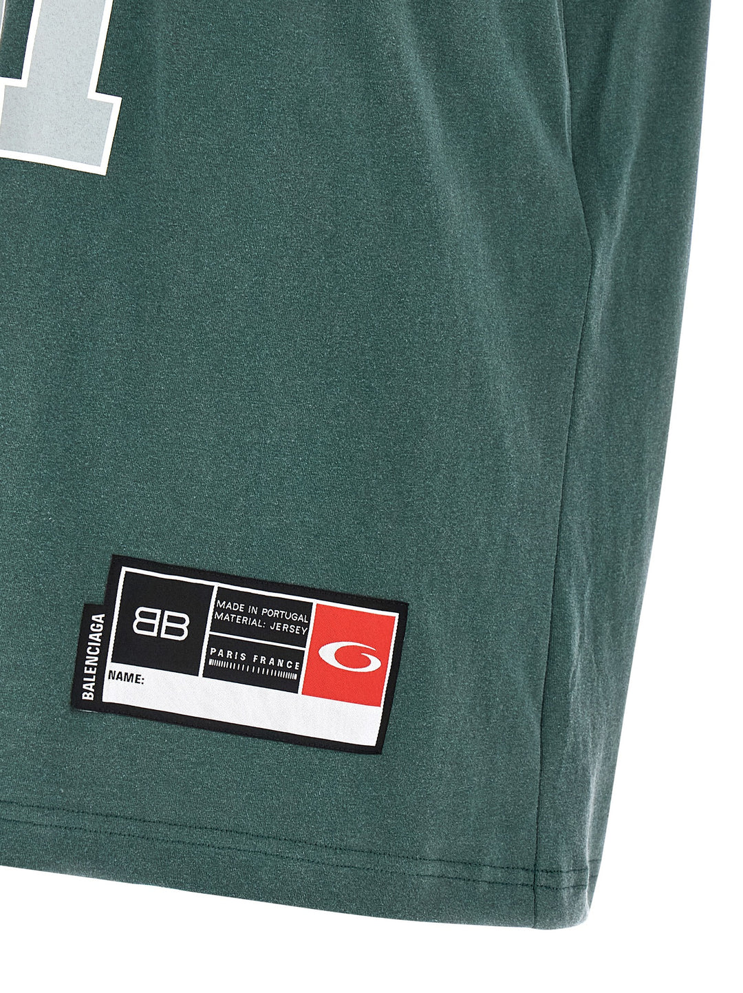 Balenciaga Basketball T shirt - Verde | 8c6420b5ac6be0c372a9b9f7e5df3454060bbe38