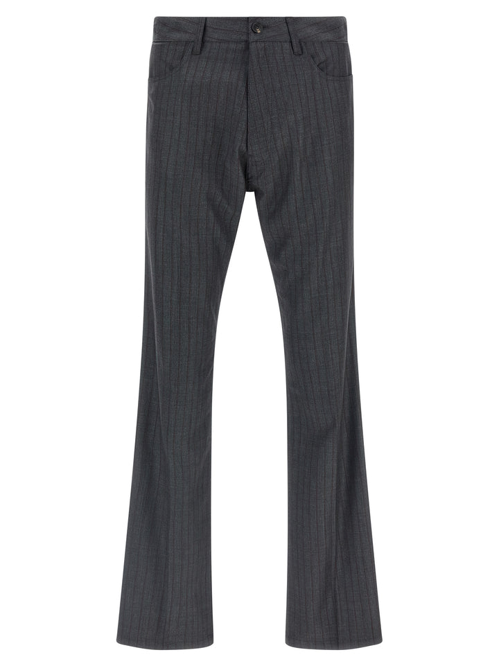 Balenciaga Pinstripe Pantaloni - Grigio | f337471a474b983e9391cbcd92ab87527c1d4c3d