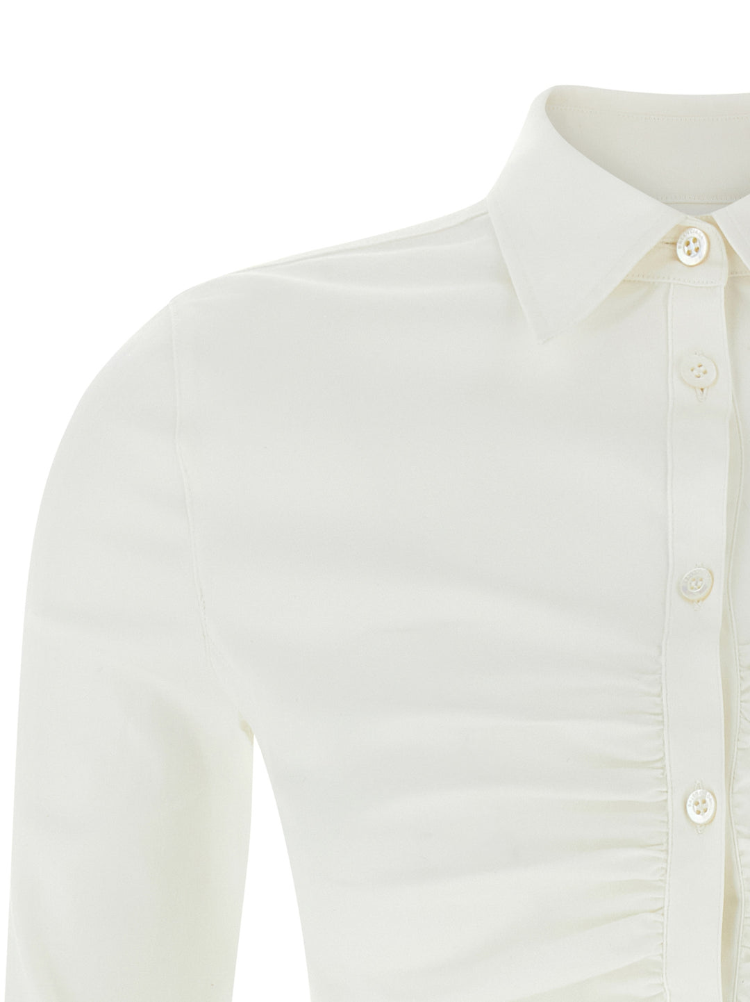 Balenciaga Curling Shirt Camicie - Bianco | c72f0be70d2a527c0f3d6449e7b46e23623ef3a3