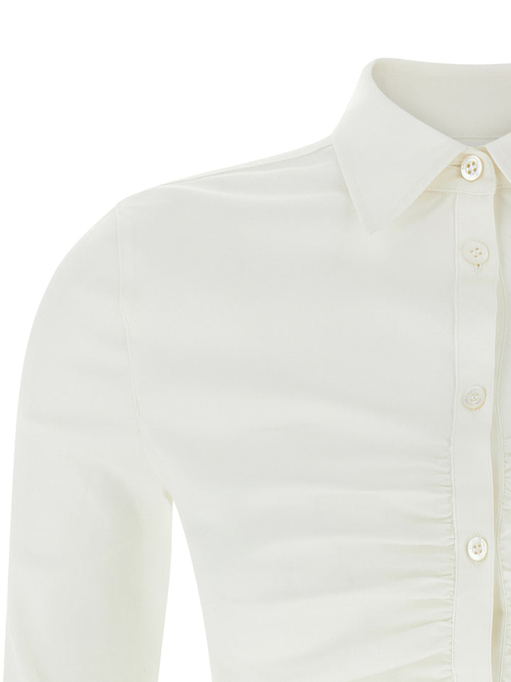 Balenciaga Curling Shirt Camicie - Bianco | c72f0be70d2a527c0f3d6449e7b46e23623ef3a3