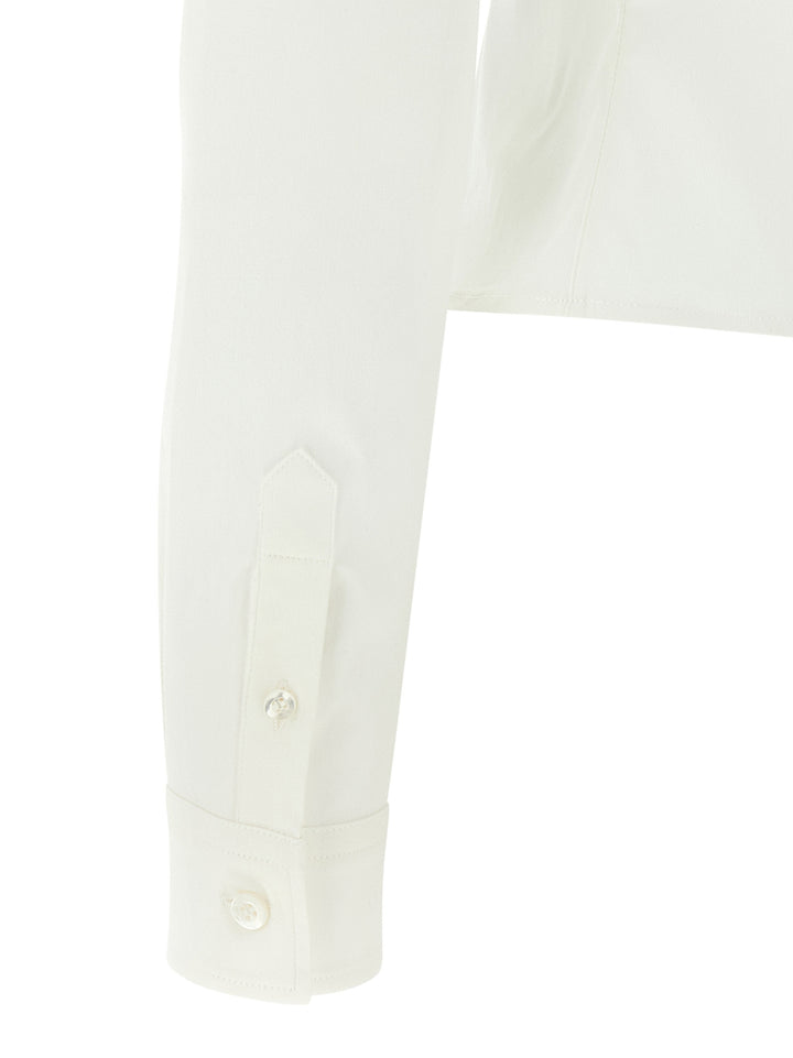Balenciaga Curling Shirt Camicie - Bianco | e5acc822492584e8c8107acebd11d7e824b718ff