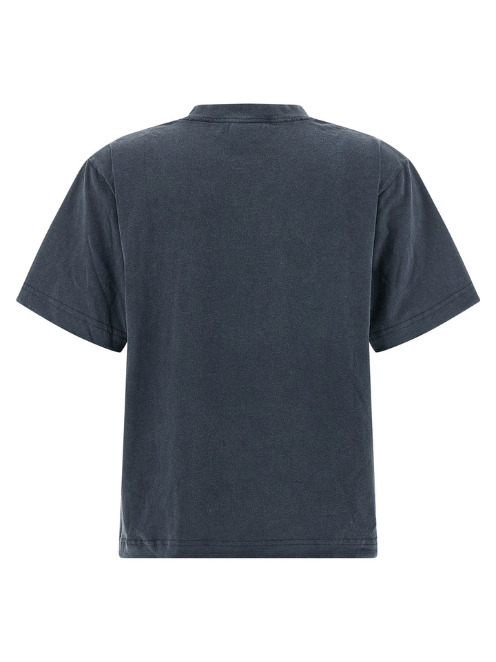 Balenciaga Embroidery T shirt - Blu | f63078e5248dcd540f906cd03536051fa3ff868b