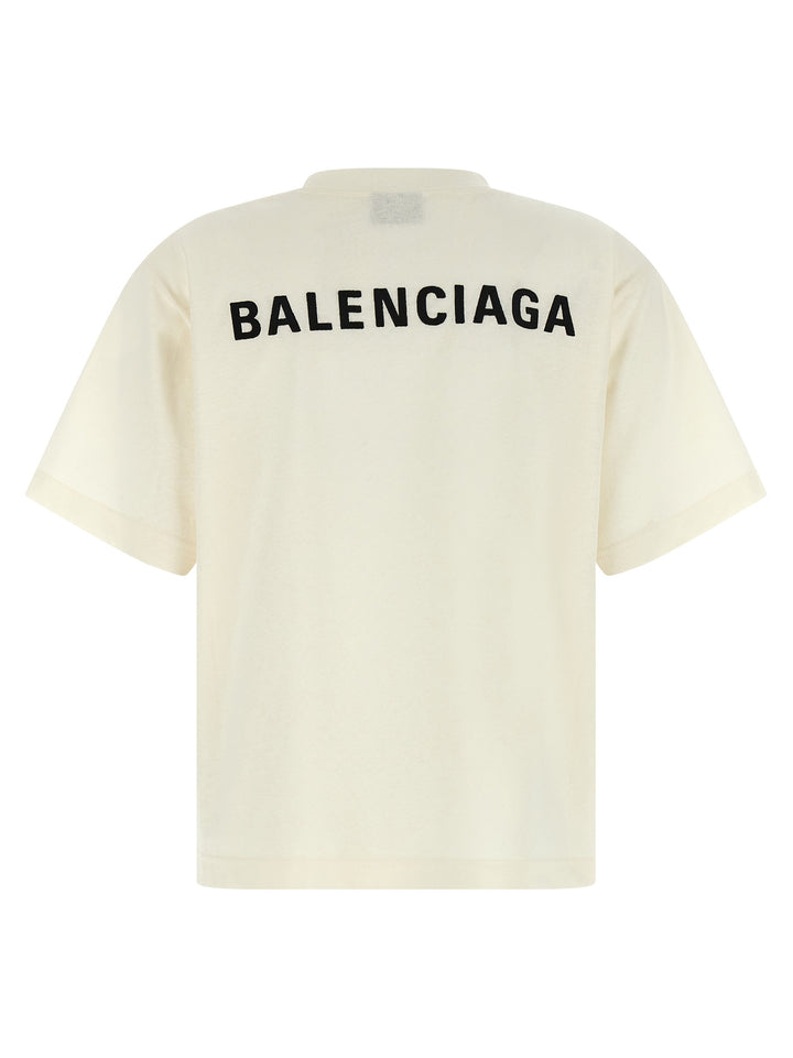 Balenciaga Balenciaga Back T shirt - Bianco | b868405ab628138647102ccfb57ab9dd588abbb8