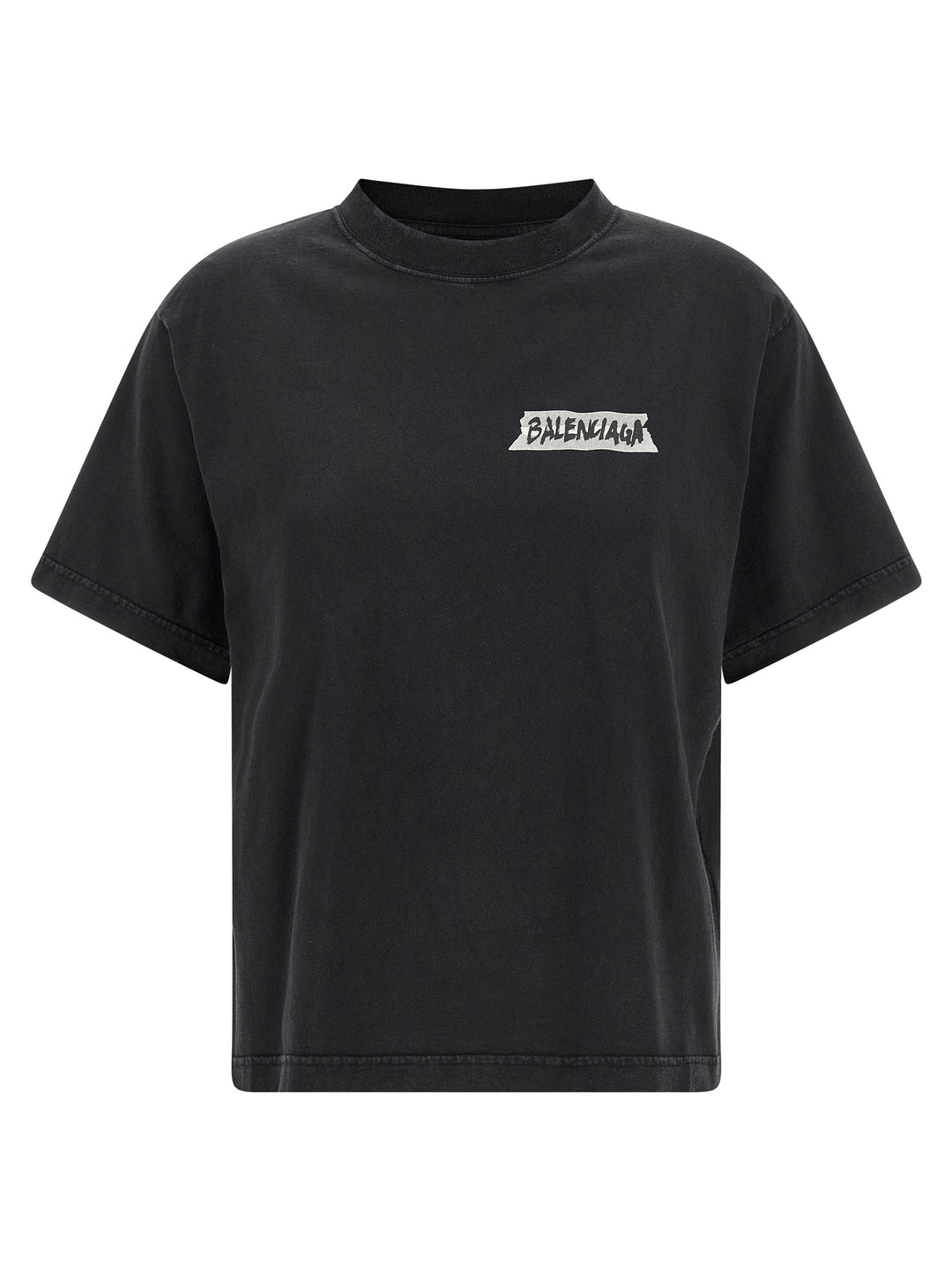 Balenciaga Masking Tape T shirt - Nero | 65afd1544345777c0167af24057efbc73e91bb1d