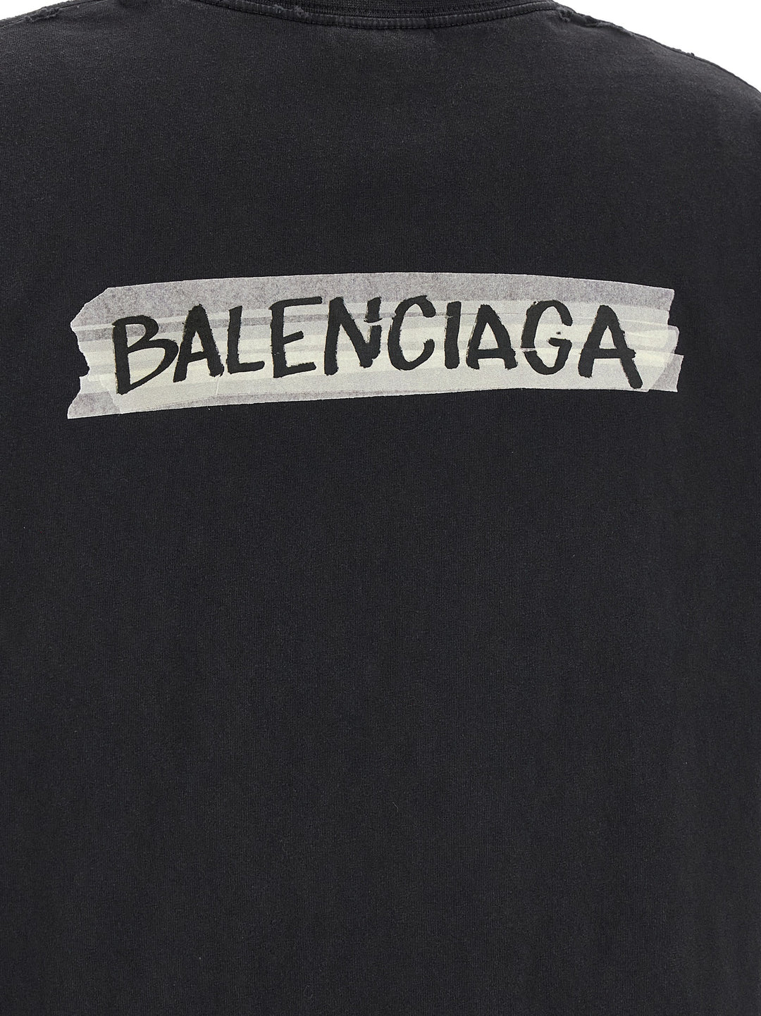 Balenciaga Masking Tape T shirt - Nero | 2c04f0ac8c5f8947dbd9847eef32d3701230ca85