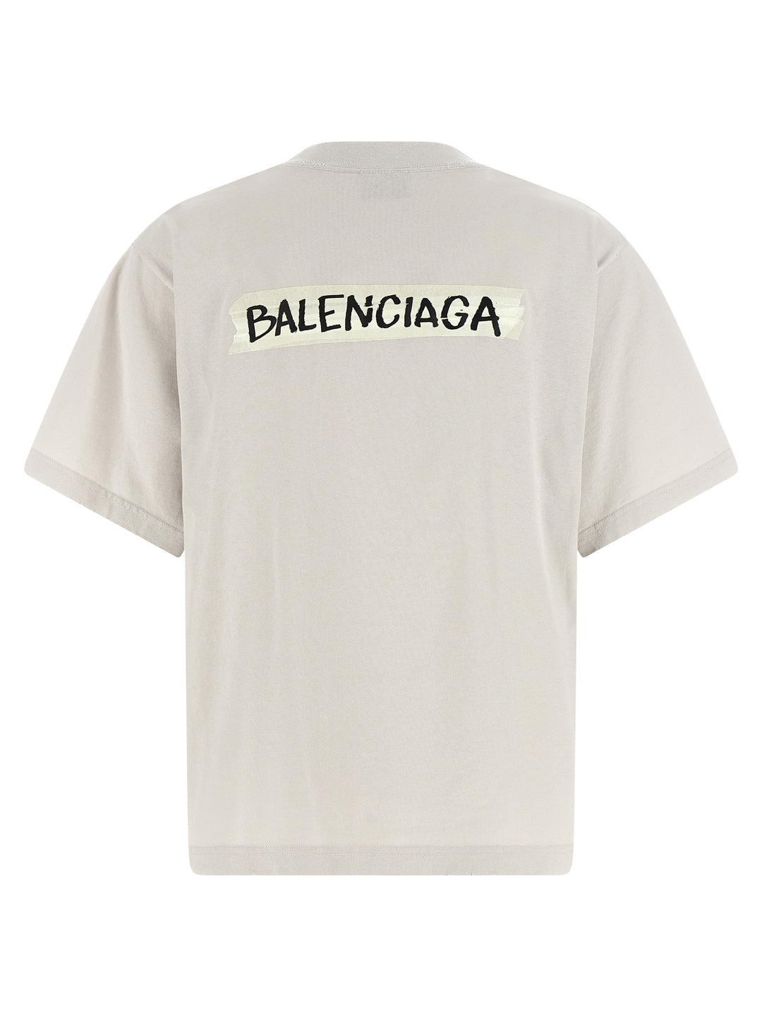 Balenciaga Masking Tape T shirt - Grigio | a3ab32e95fe6cf5036a395ebc60be6f8e8ce152b