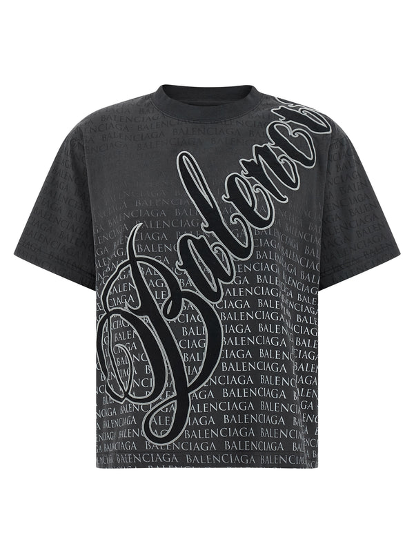 Cursive Black T-Shirt