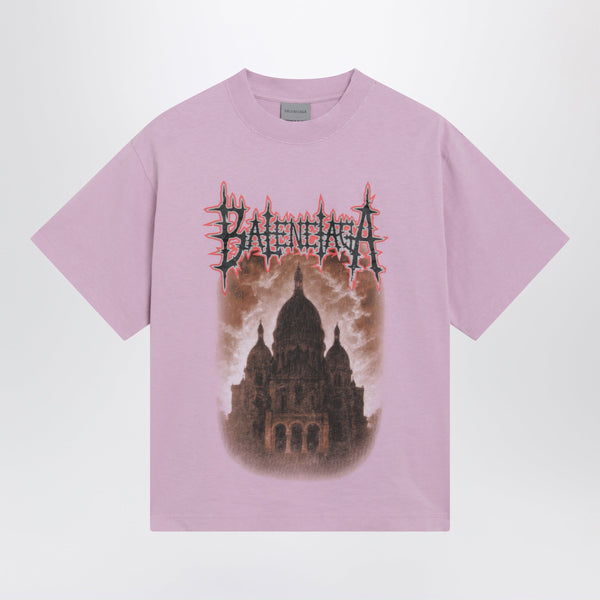Women's Sacré Cœur T-Shirt In Jersey, Old Pink