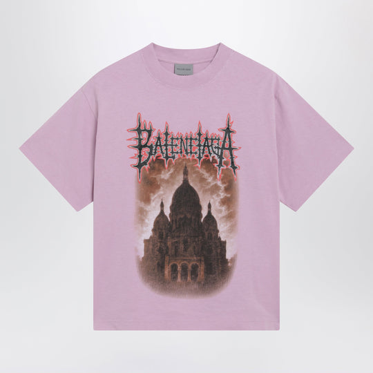 Women's Sacré Cœur T-Shirt In Jersey, Old Pink