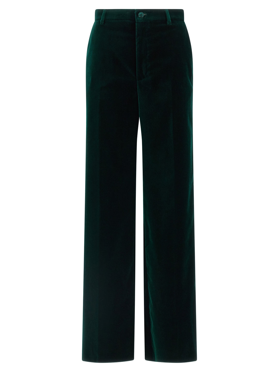 Gucci Velvet Pantaloni - Verde | ec873fac3790475dc0b4239b6a55293cd1f2a178