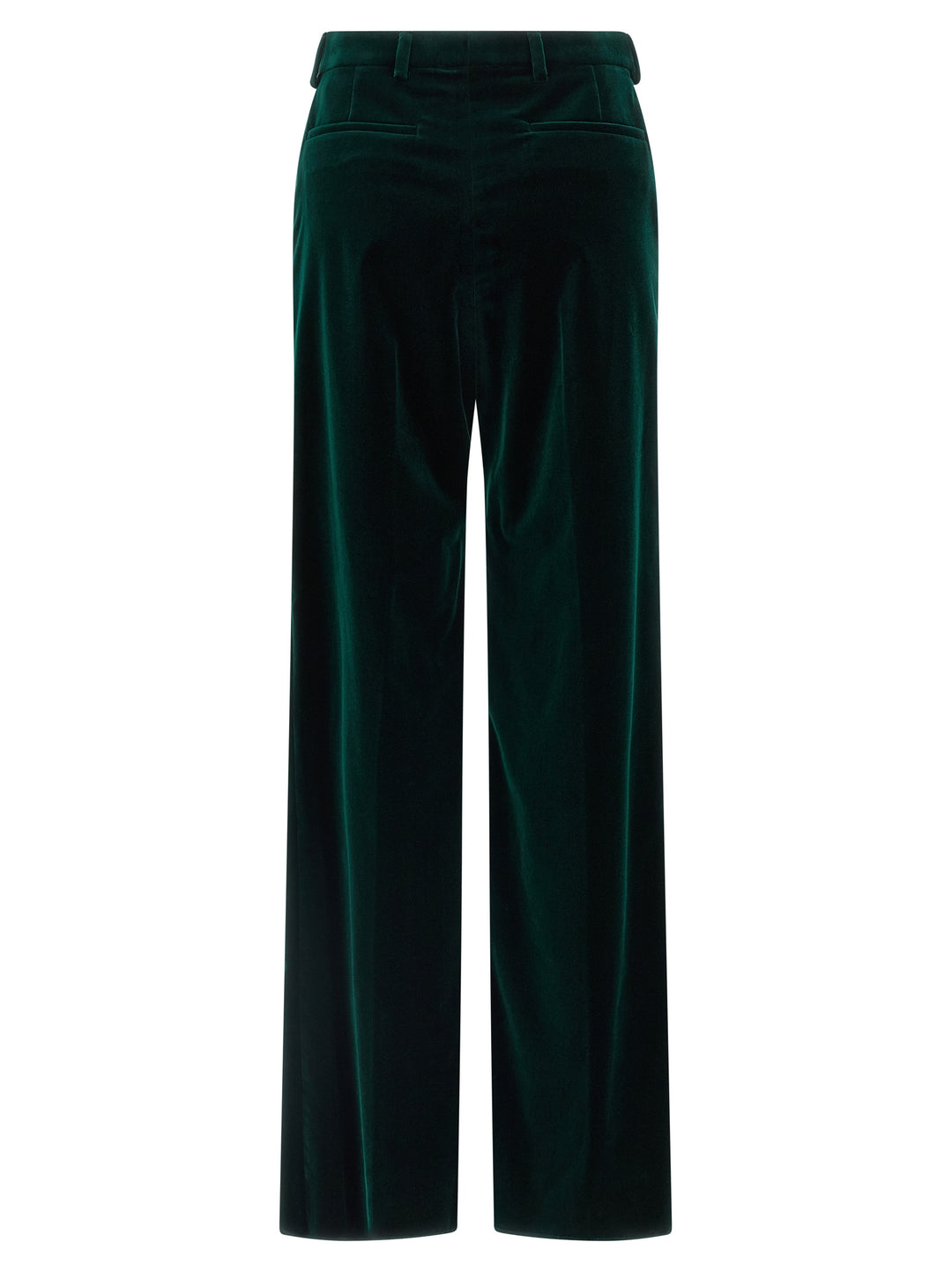 Gucci Velvet Pantaloni - Verde | 69b062273c3736a2b22528cfbd0bd10f78e221ef