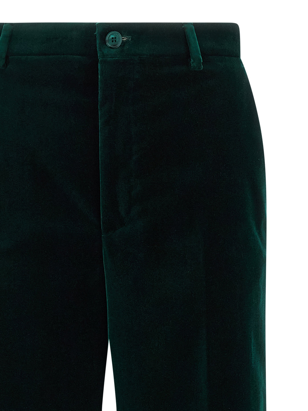 Gucci Velvet Pantaloni - Verde | efae4f5d8c92098b6c7158e81a26f4ffabcbc911