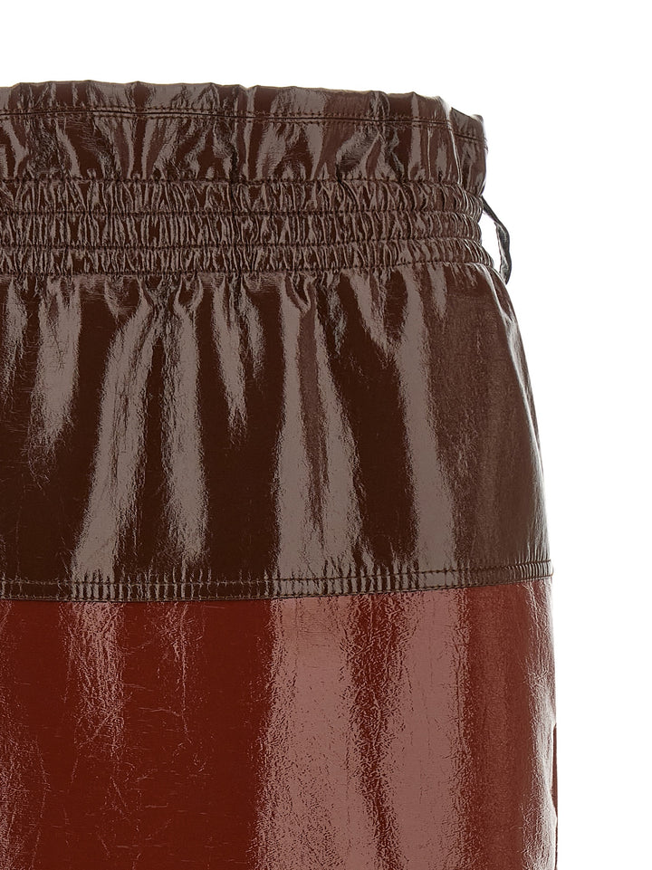 Saint Laurent Paper-Bag Gonne - Bordeaux | 348652d2c5a8118825407be015816f8da56c572a