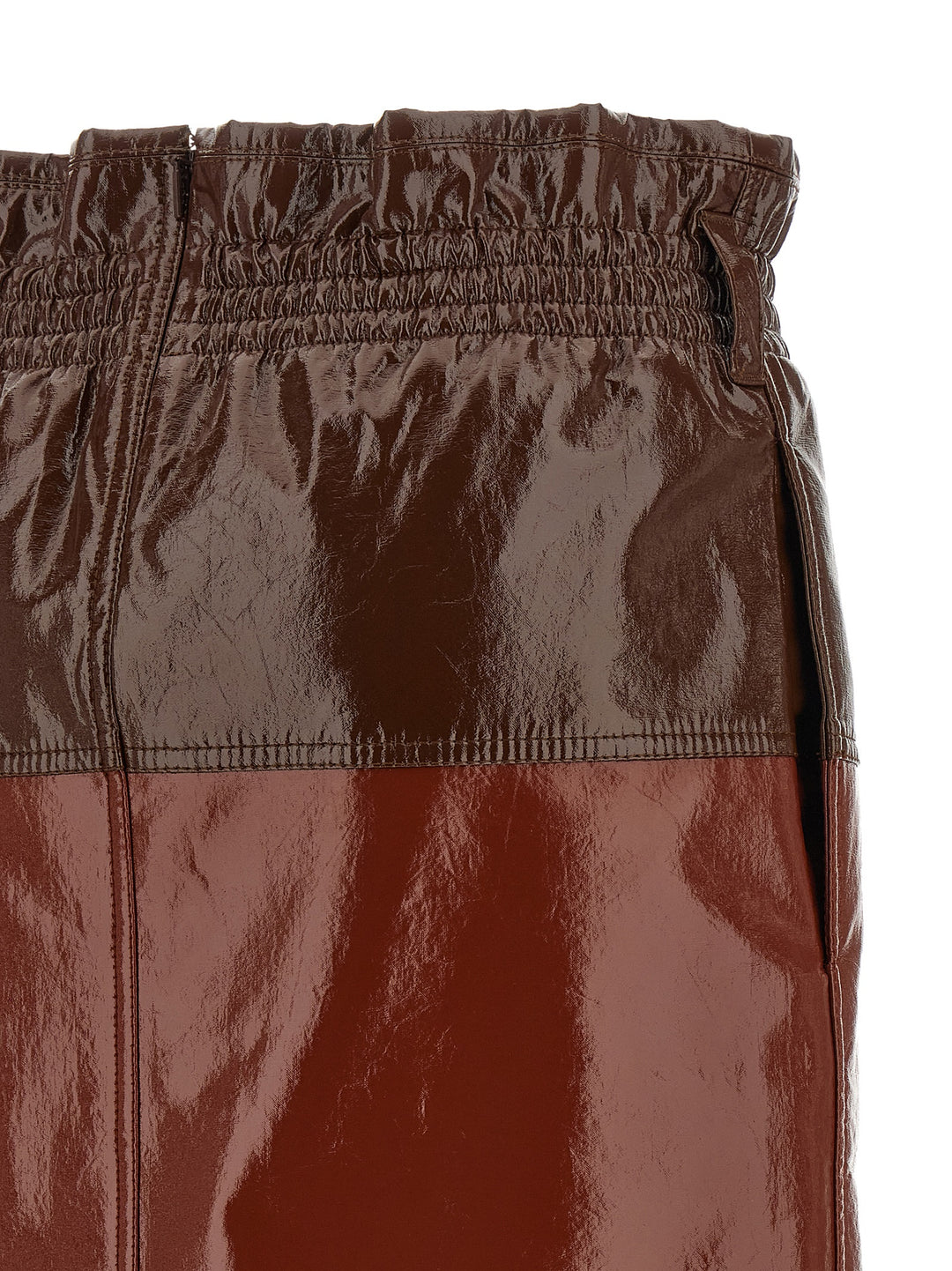 Saint Laurent Paper-Bag Gonne - Bordeaux | 35cba4325af9f669aa92da65075980cd2043a604