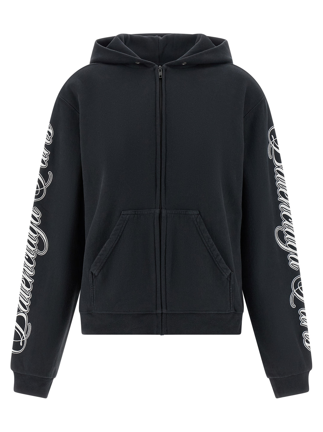 Balenciaga Cursive Felpe - Nero | 810573402e148ce1fbc63cc9031888f42fa70a37