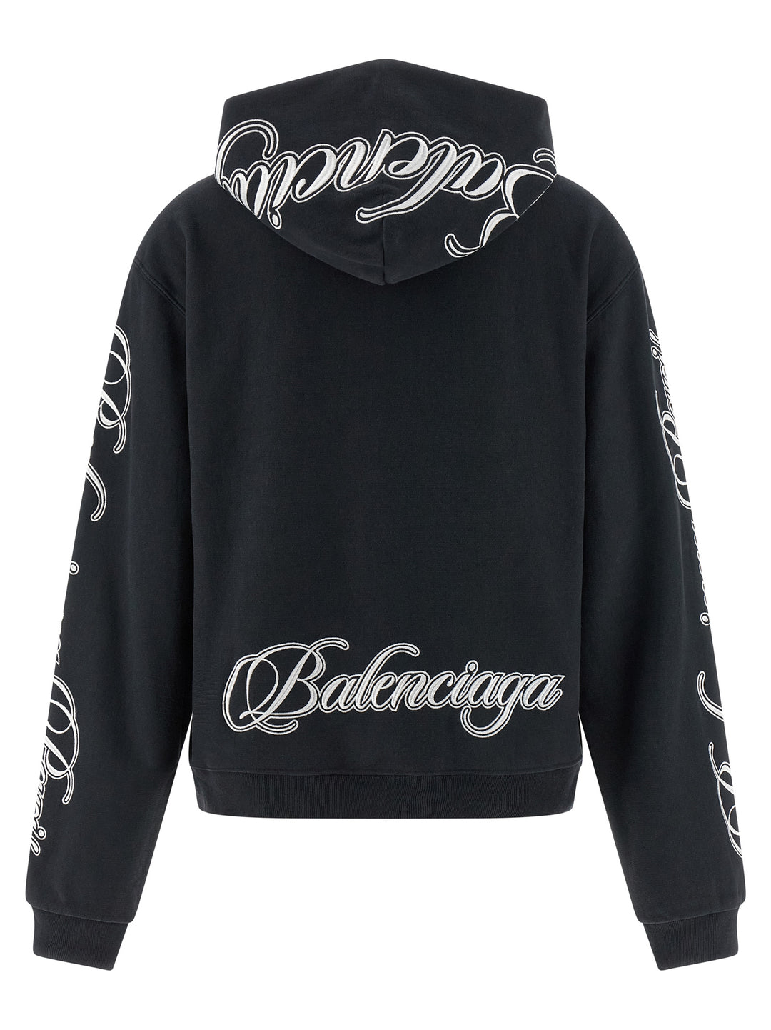 Balenciaga Cursive Felpe - Nero | f16f59aef1d4434511428cdf1765e542634f44b7