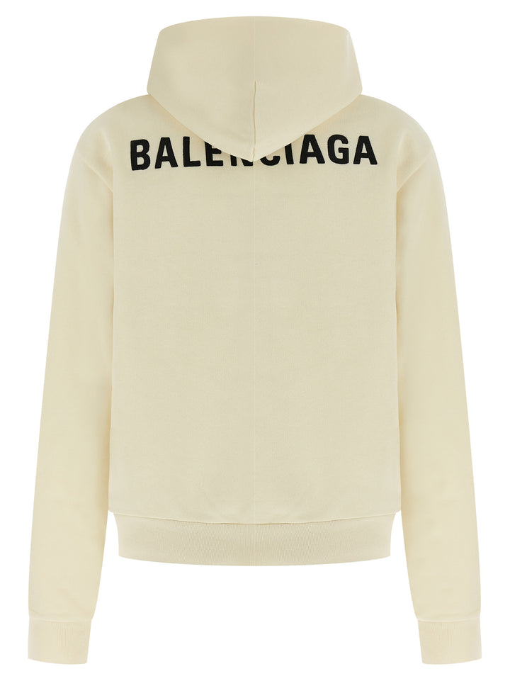 Balenciaga Balenciaga Back Felpe - Beige | c840816f9cfe11087de8bf5efdc831a917ed1b77