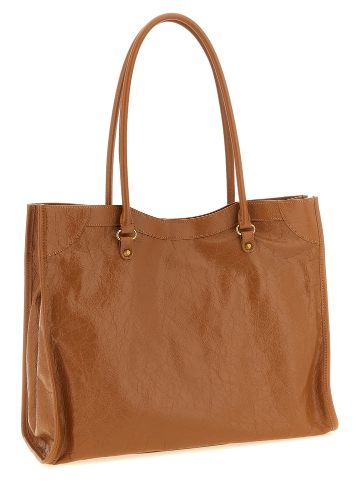 Balenciaga Tote Le City M Borse a Spalla e Tracolla - Marrone | a16748cb9ed4c50920303e4fbbcd50531c318c07