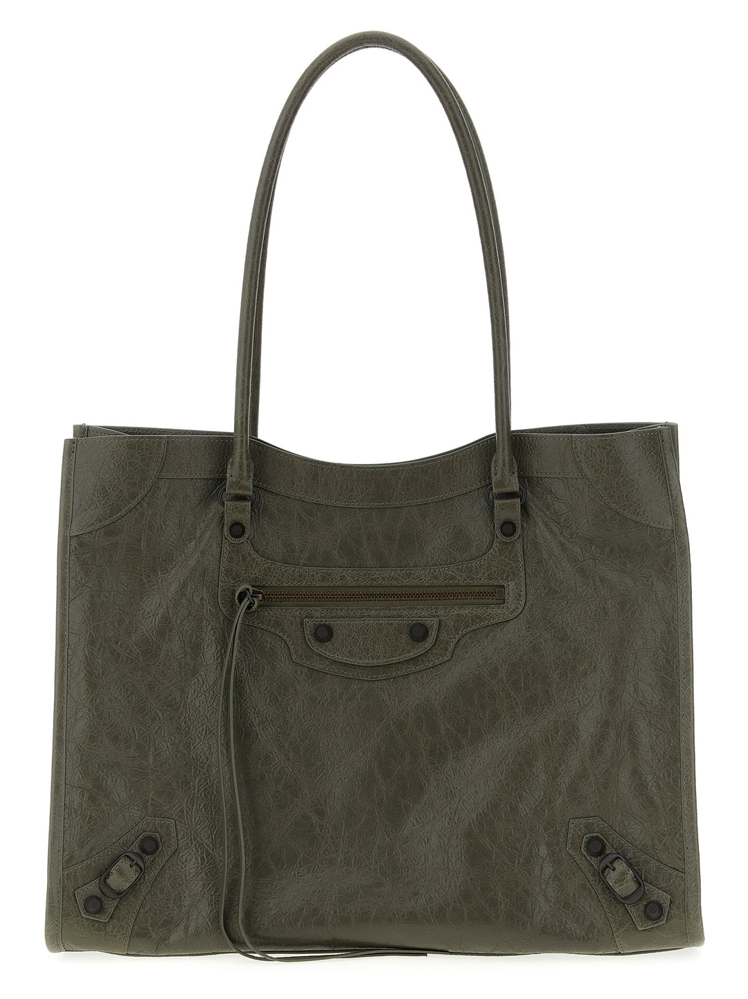 Balenciaga Le City Tote - Verde | 0a68fc81580cb40bbde498dd30325fd28b3b58e3
