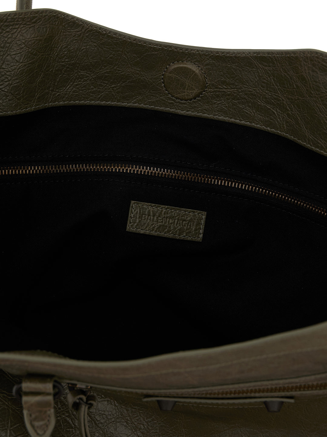 Balenciaga Le City Tote - Verde | 50b73034452378f87a7af9a8097a78692febe69f