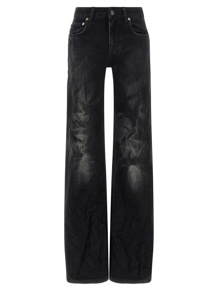 Balenciaga Wide Leg Jeans - Nero | bd27867efd1da0b52b882a3cb1f863a899df33c1