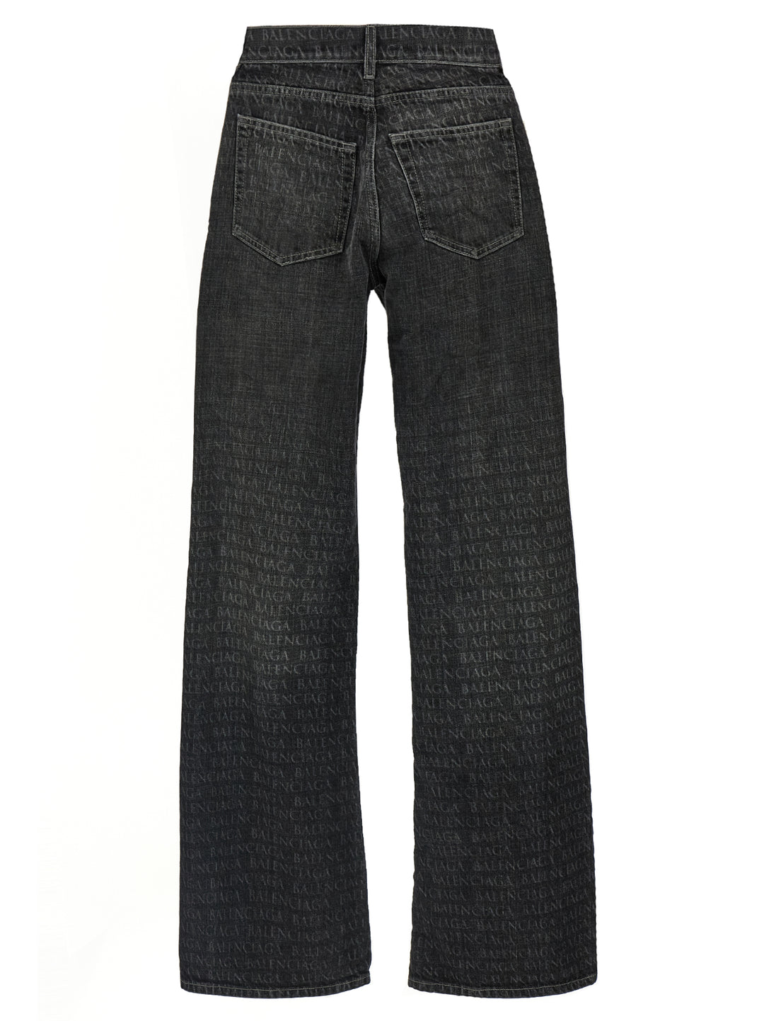 Balenciaga Wide Leg Jeans - Nero | 33afa2dd954a180ede34f10eb78a579a0838d85f