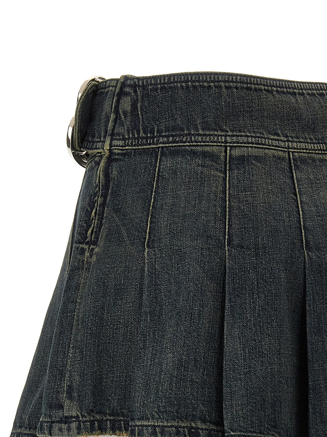 Balenciaga Buckle Pleated Gonne - Blu | b013ce68fd61e8c0c4dc7b1de2c3c796eae11286