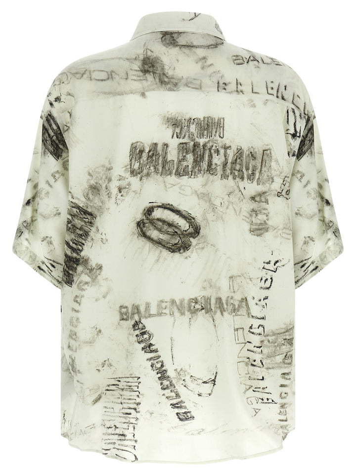Balenciaga Minimal Camicie - Grigio | b99c6b51f0826402b6b6f09ff6d498ff43438077