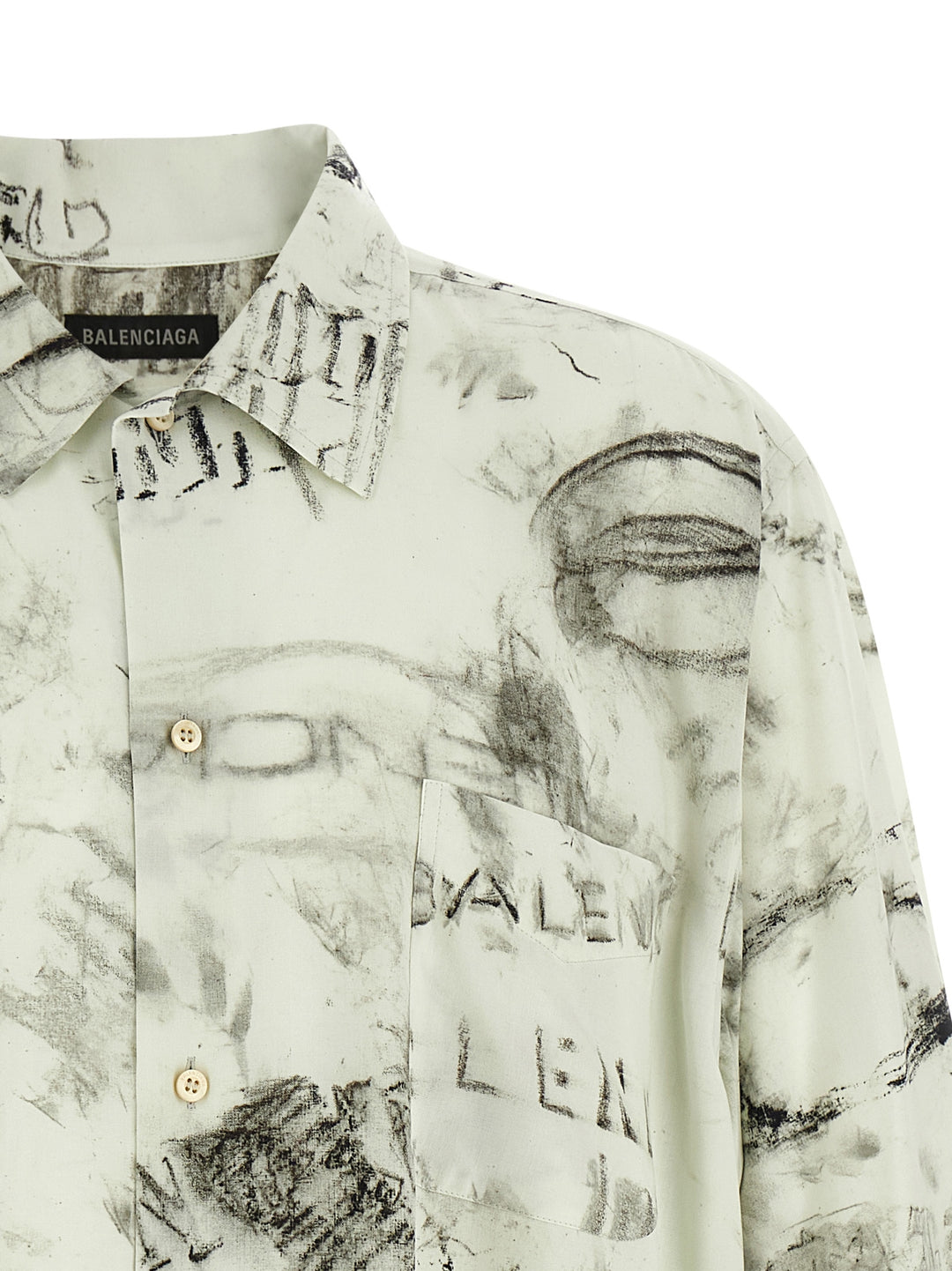 Balenciaga Minimal Camicie - Grigio | 9518d8041a4fad5a93efd77f6f68440f5c937ea6