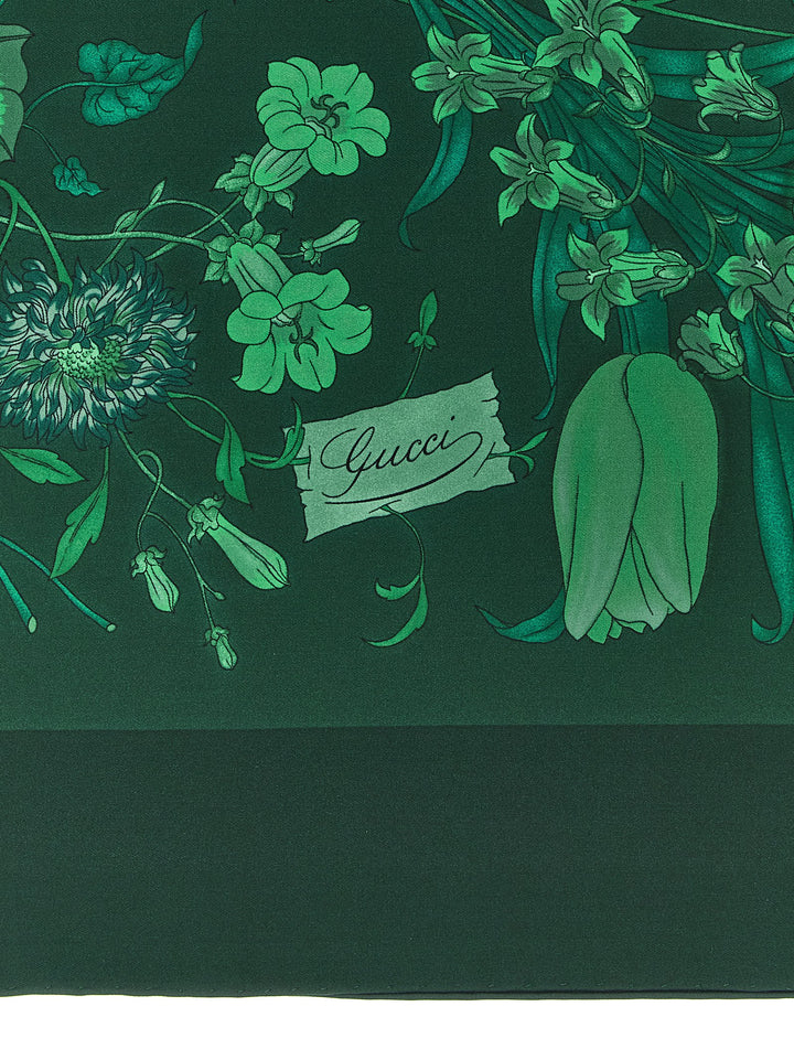 Gucci Flora Sciarpe - Verde | a34f07c9c937e5975a481f1dd306dd4cc7c7021a