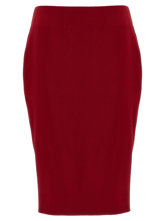 Pencil Skirt Gonne Rosso
