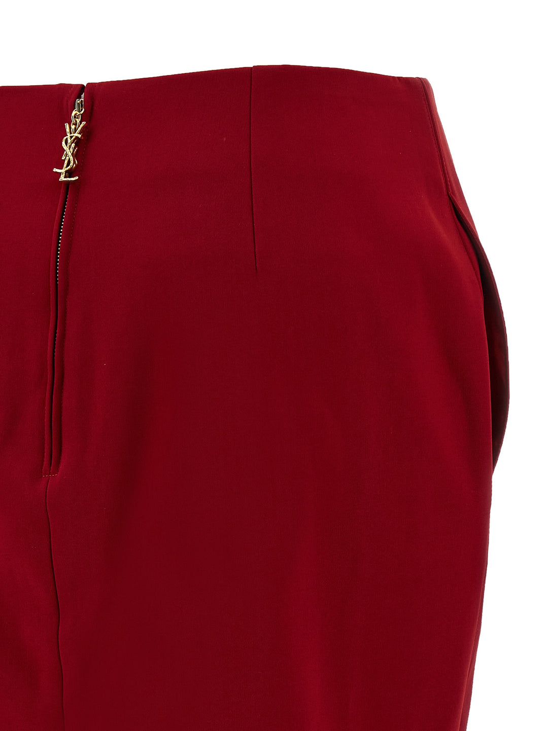 Saint Laurent Pencil Skirt Gonne - Rosso | a6c5629de442b7b34a25ccf75b7337aeadf73d09