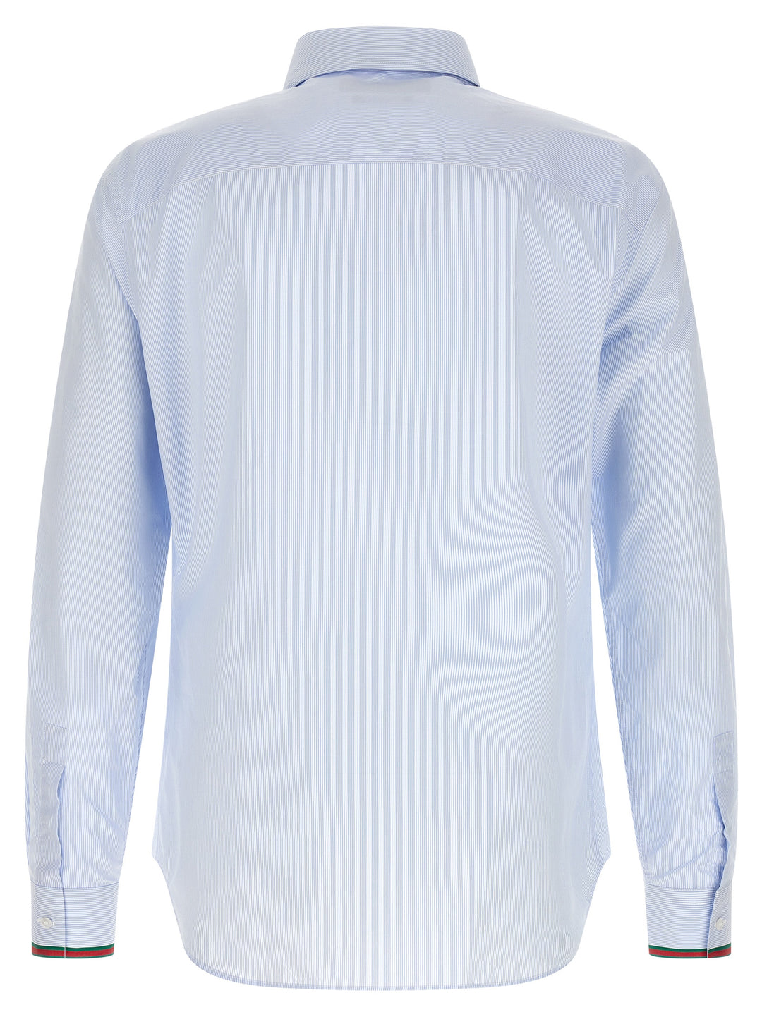 Gucci Striped Shirt Camicie - Celeste | 0c4797ff743c0537f514ff2196336d9a5dadc21d