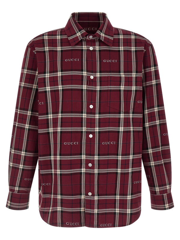 Tartan Shirt Camicie Rosso