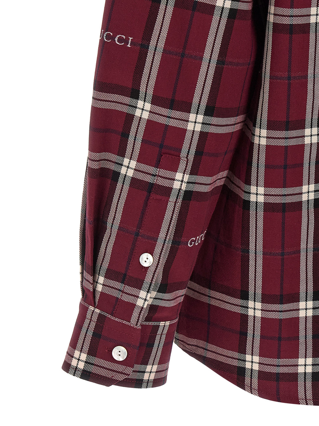 Gucci Tartan Shirt Camicie - Rosso | 654cf7887c5b1a963332dedc6fa3ab18885eaf29