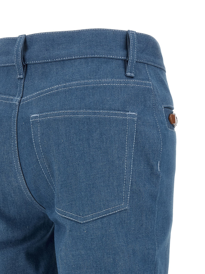 Gucci Morsetto Jeans - Celeste | b77fc0c5b59e603e160db61913faa7a72fd8cad2