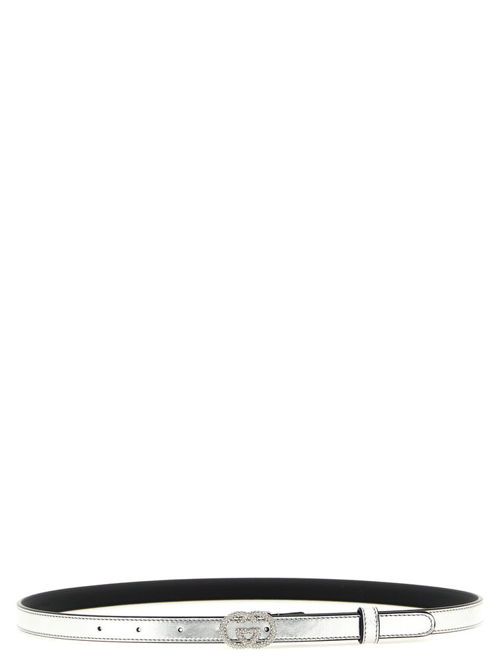 Gucci Incrocio Gg Cinture - Silver | 0c4e7e46d8bf10ba029f8b640c0de092d492fc9f