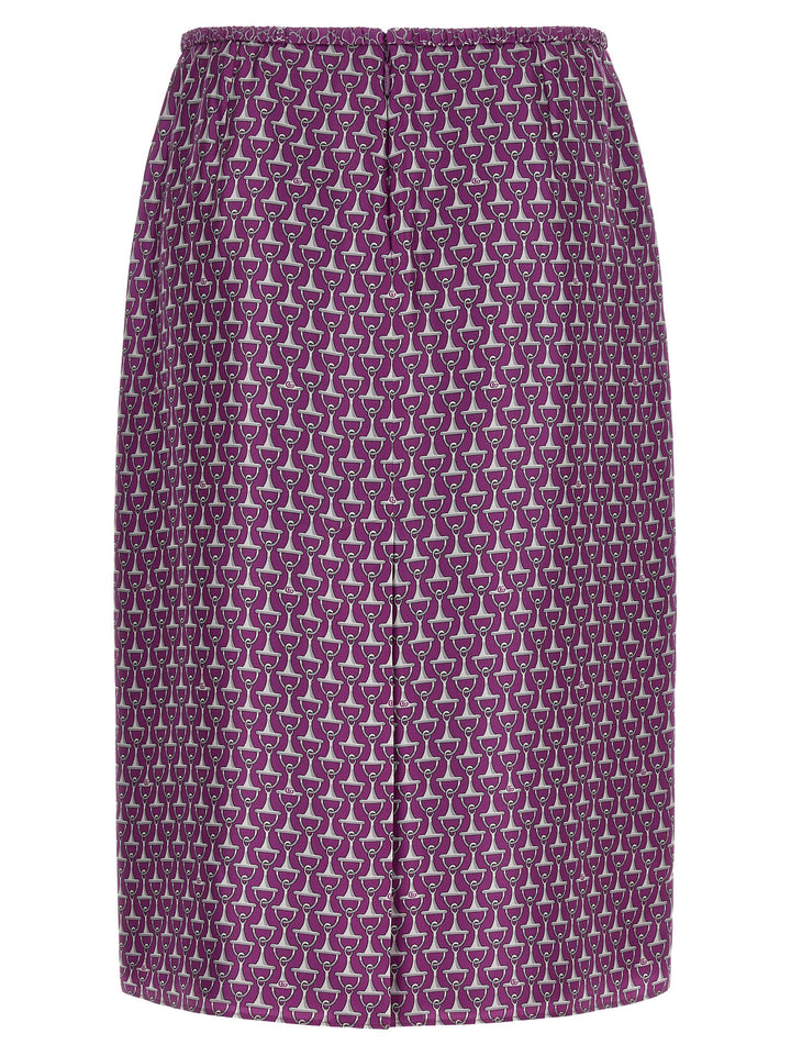 Gucci Morsetto Gonne - Viola | 5b44ef3117f47c4bc476658304f11c2040c48bc1