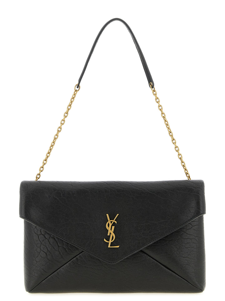 Saint Laurent Envelope Clutch - Nero | 38f943706ce188a0960fd4bf3b083ed20b4c0530