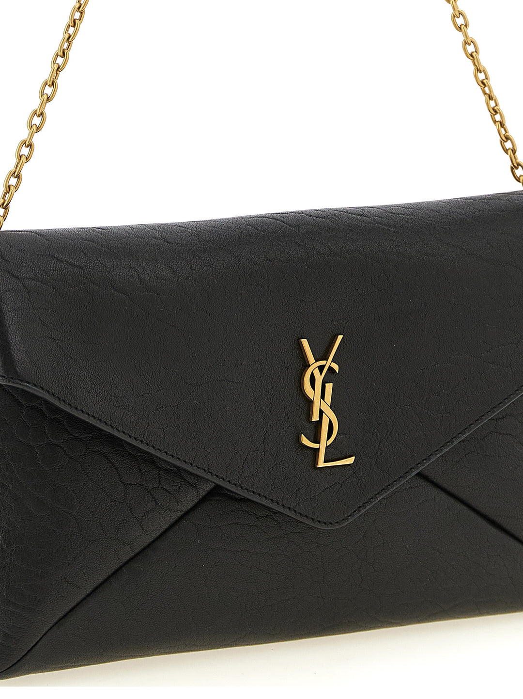 Saint Laurent Envelope Clutch - Nero | a539ec7f4bc6123d5ae9815200294372b248b254