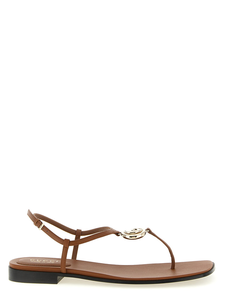 Gucci Lifford Sandali - Marrone | a3cd9b2d4aa0f347e376211b5f024fcc42907277