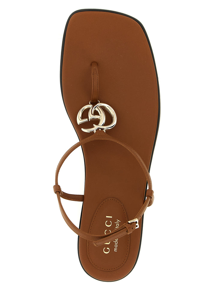 Gucci Lifford Sandali - Marrone | 98c15eda7e8780b85f3a7f597b45ab9ef267ad1e