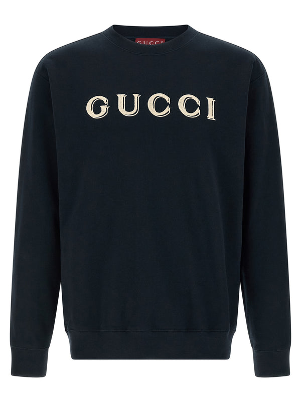 Logo Embroidery Felpe Blu