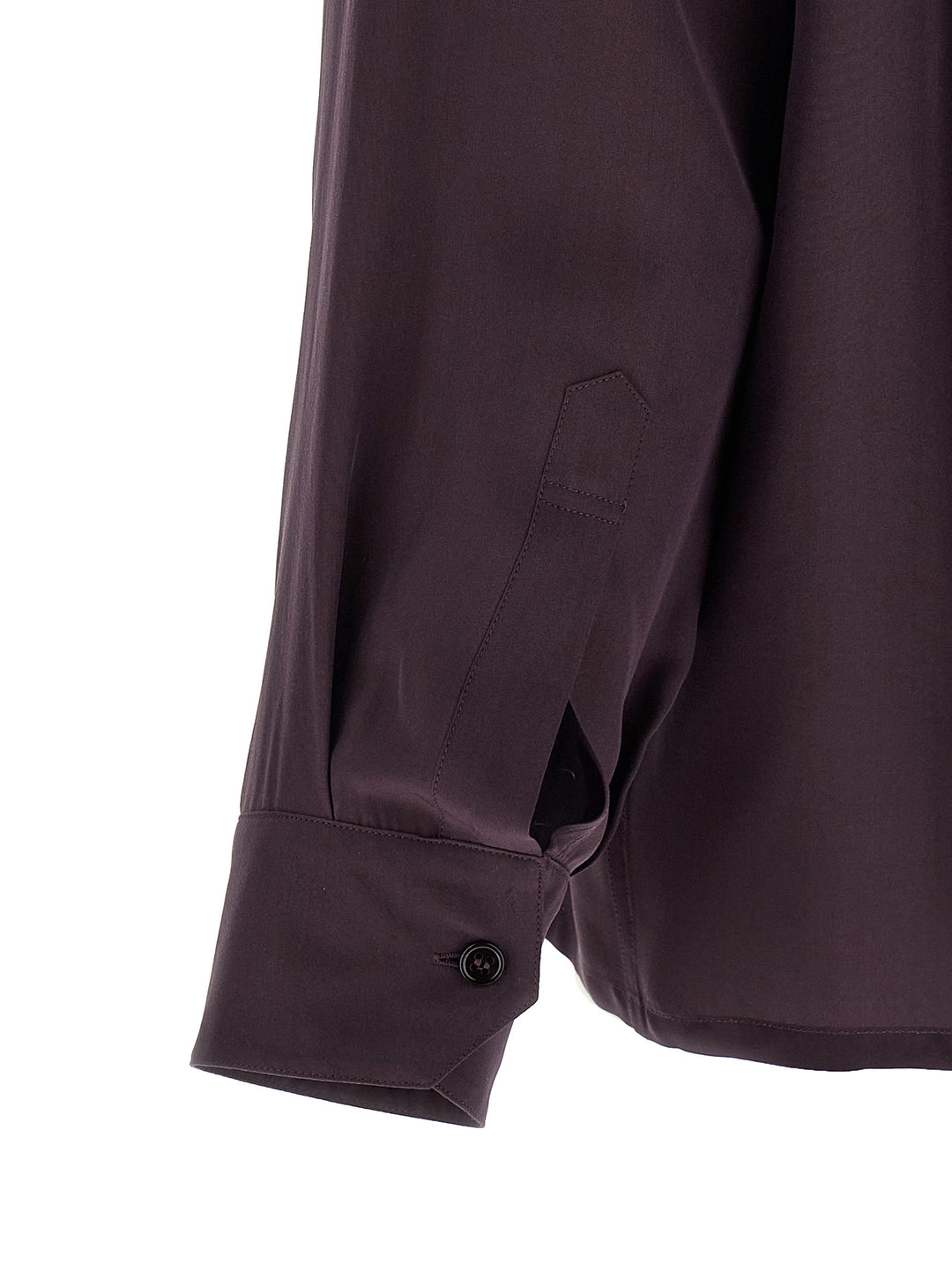 Saint Laurent Viscose And Silk Shirt Camicie - Viola | 5503e85f4d26441f42843ab5f6344570cfb6b0e7
