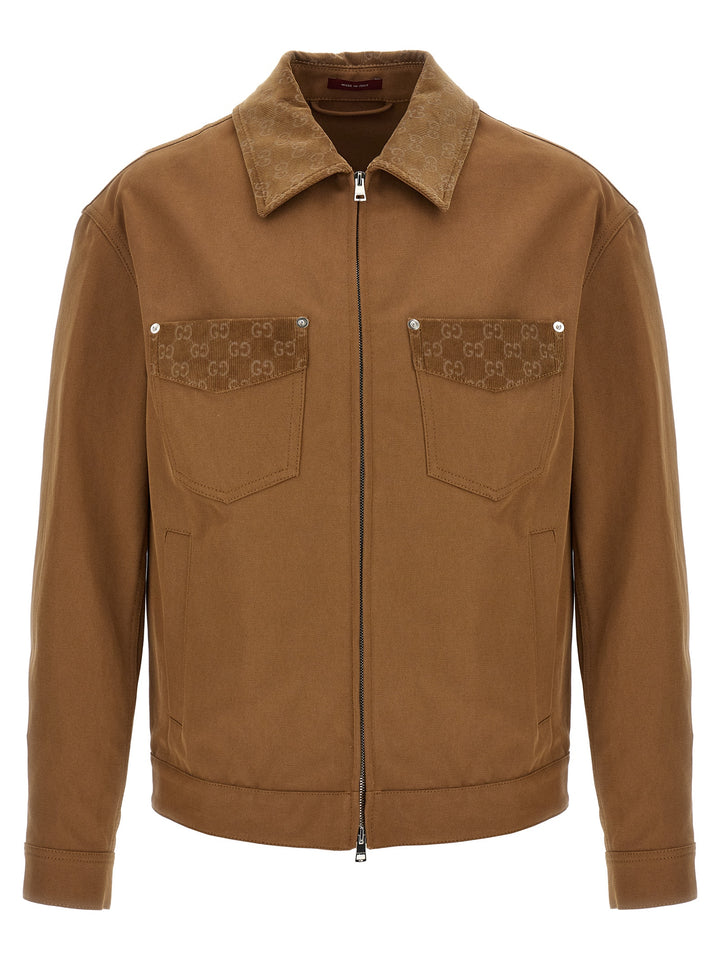 Gucci Workwear Jacket Puffer Jackets - Marrone | b29562735362c6d8a25367210ce620b2892e39ed