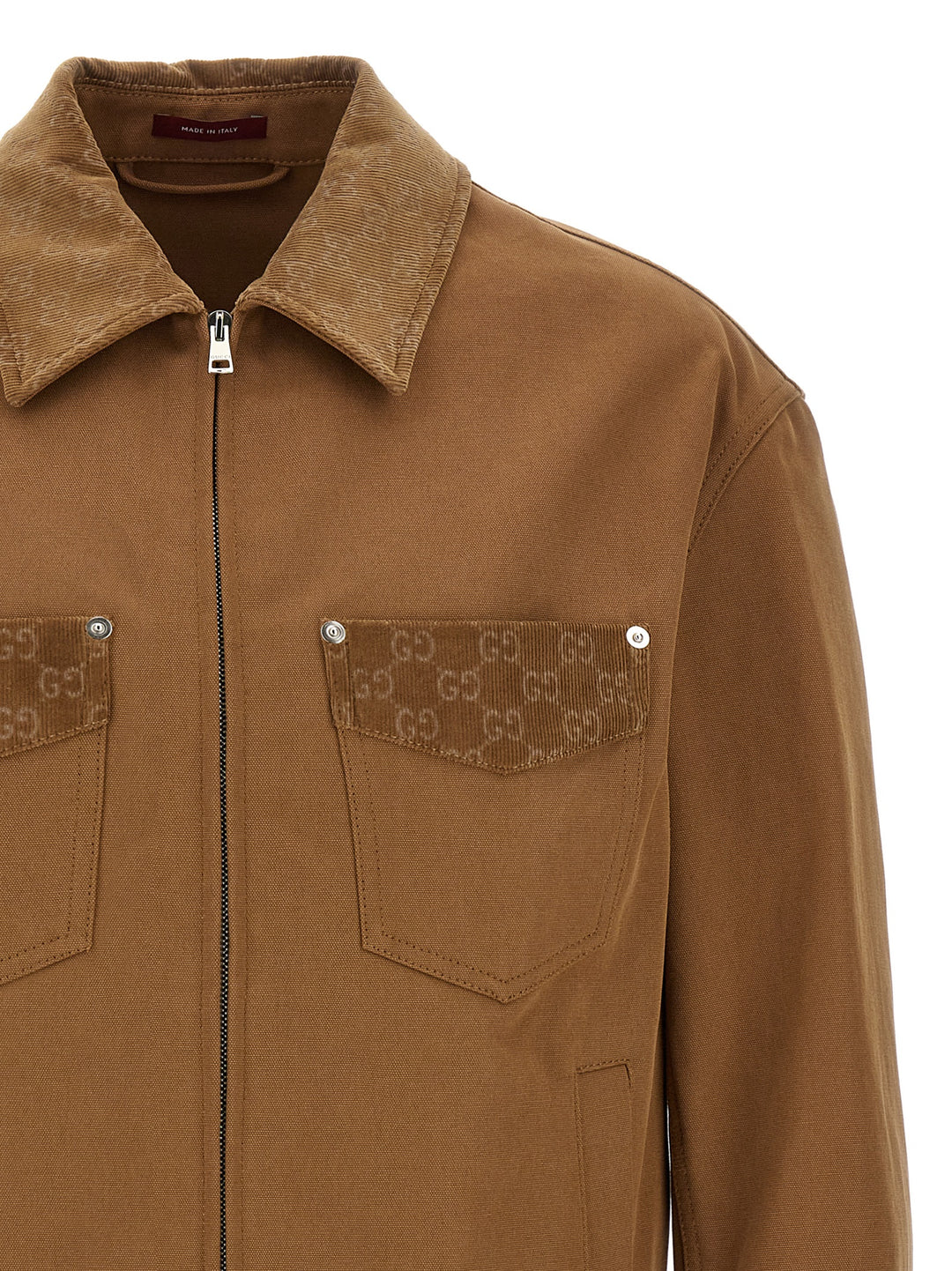 Gucci Workwear Jacket Puffer Jackets - Marrone | 1ae345541f865fd3e3de00fbe824b3f0943b5d29